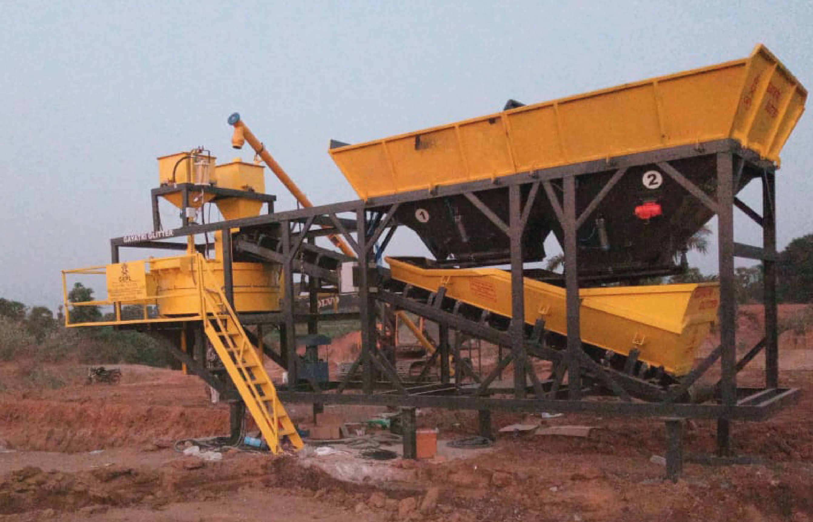 Mobile Concrete Batching Plant